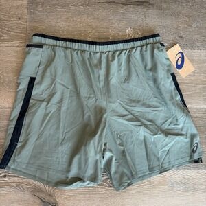 Asics Men's 7" Woven Training Texture Stretch Shorts Running Gym Size Large